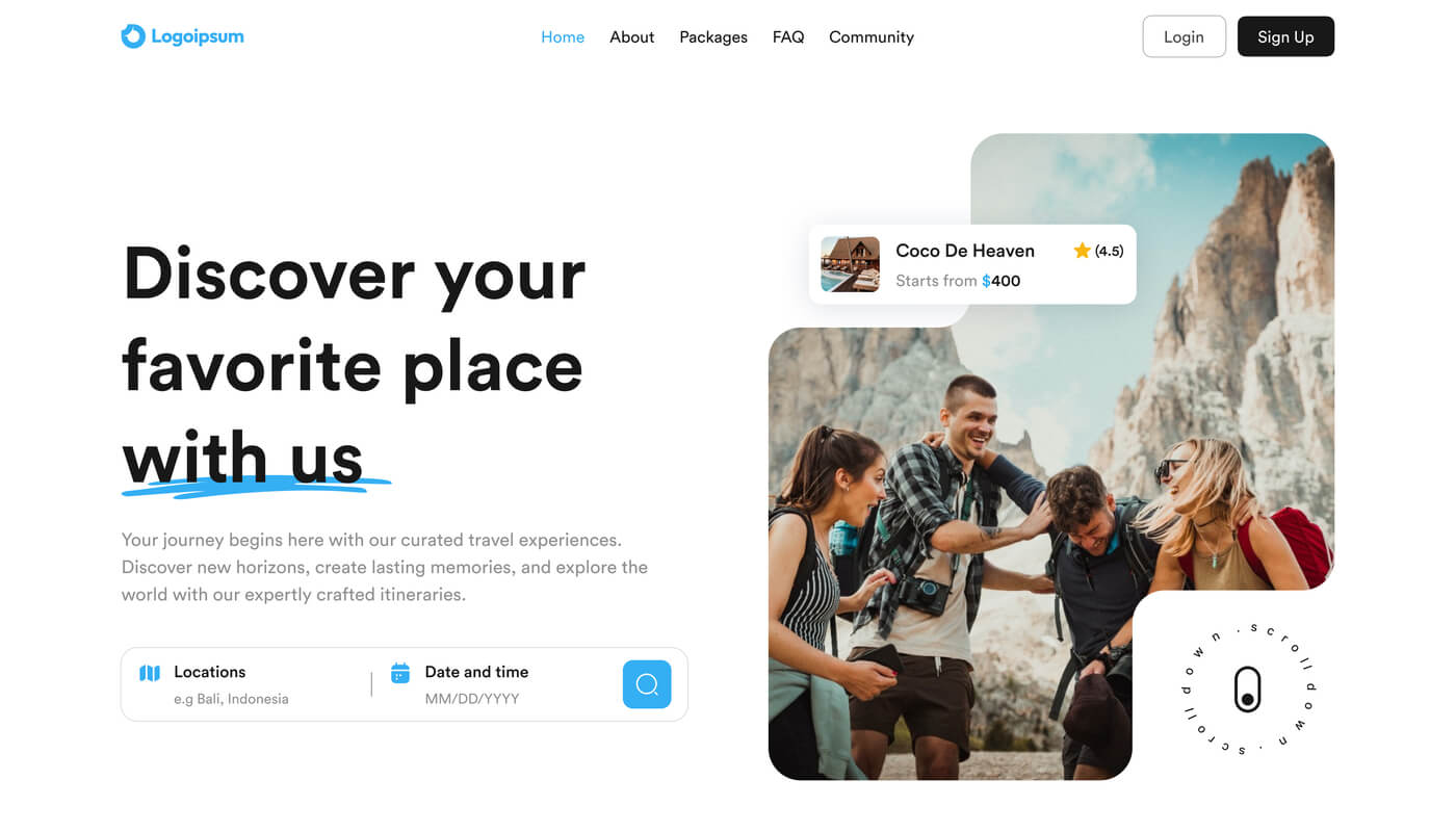 travel-agent project img